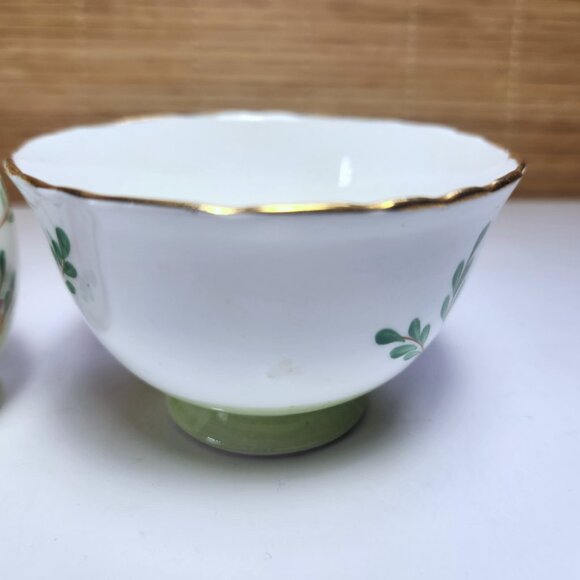 Sutherland Sugar Bowl and Creamer Set Floral Made in England Vintage - Picture 8 of 11